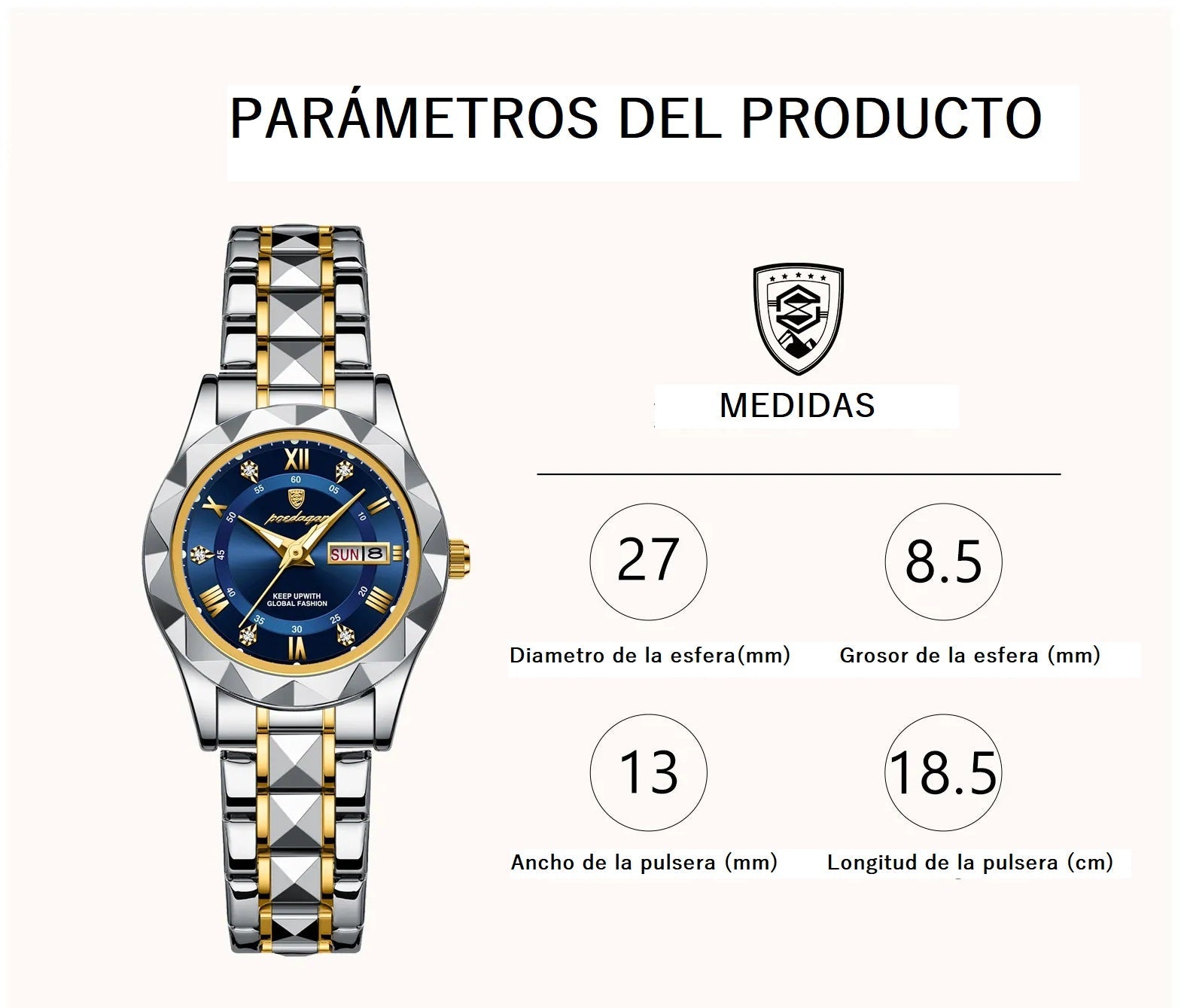 Reloj de lujo para mujer LUXURY® - CLYM STORE