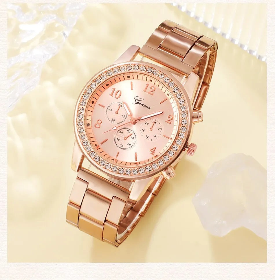 Conjunto de Reloj RoseGold®