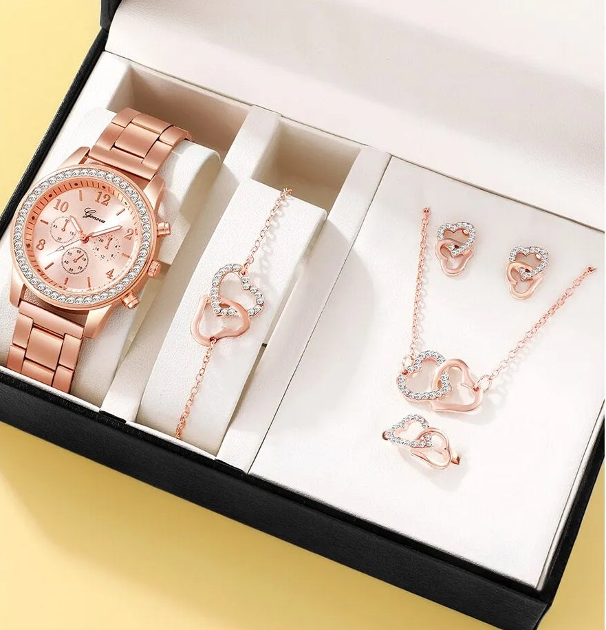 Conjunto de Reloj RoseGold®