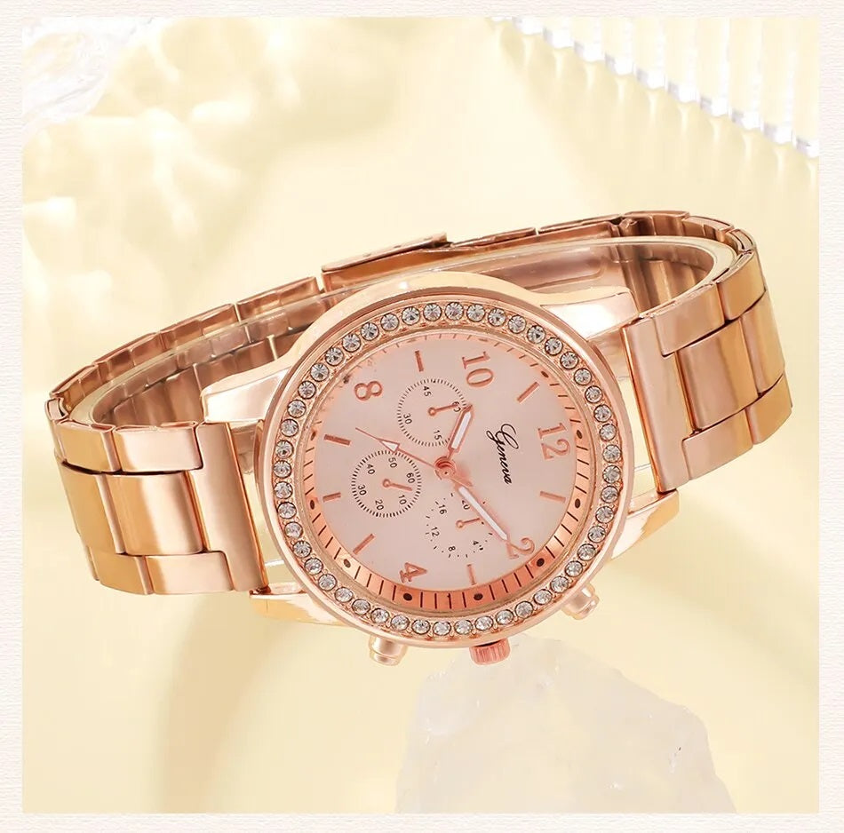 Conjunto de Reloj RoseGold®