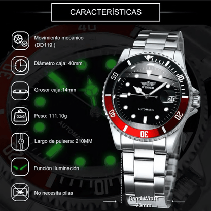Reloj de caballero Winner Elegance® - CLYM STORE